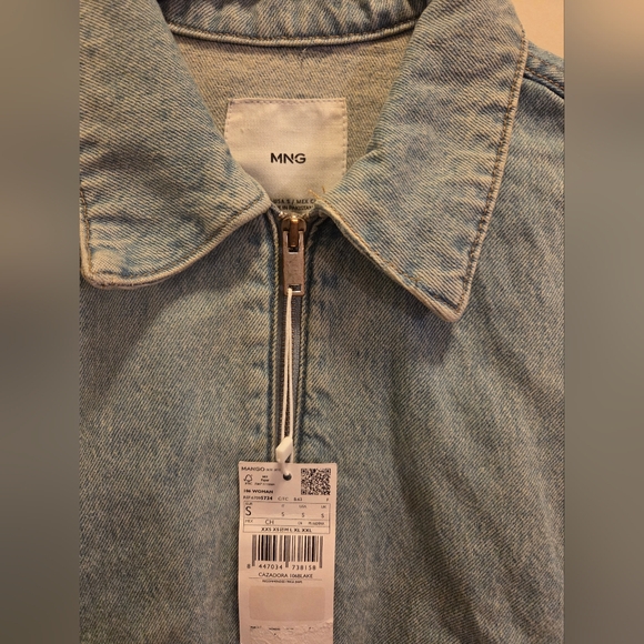 Mango Denim bomber jacket - Picture 5 of 7